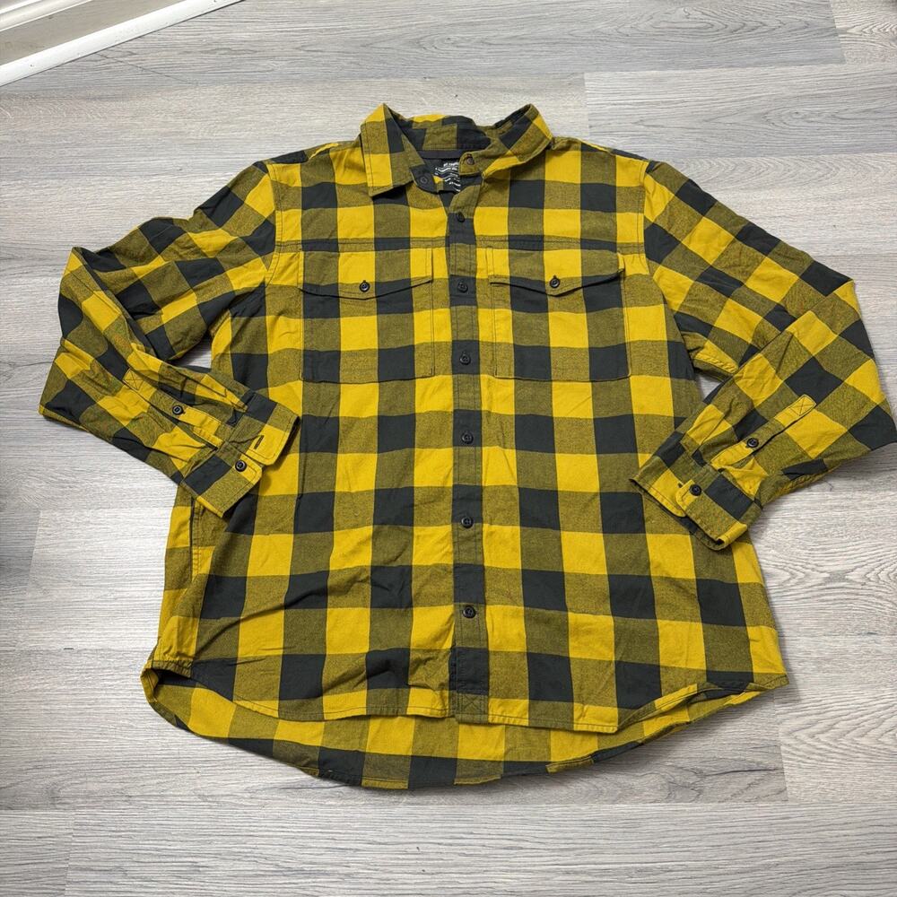 REI CO-OP Men's Flannel Plaid Shirt - Long Sleeve Cotton Button Down XL